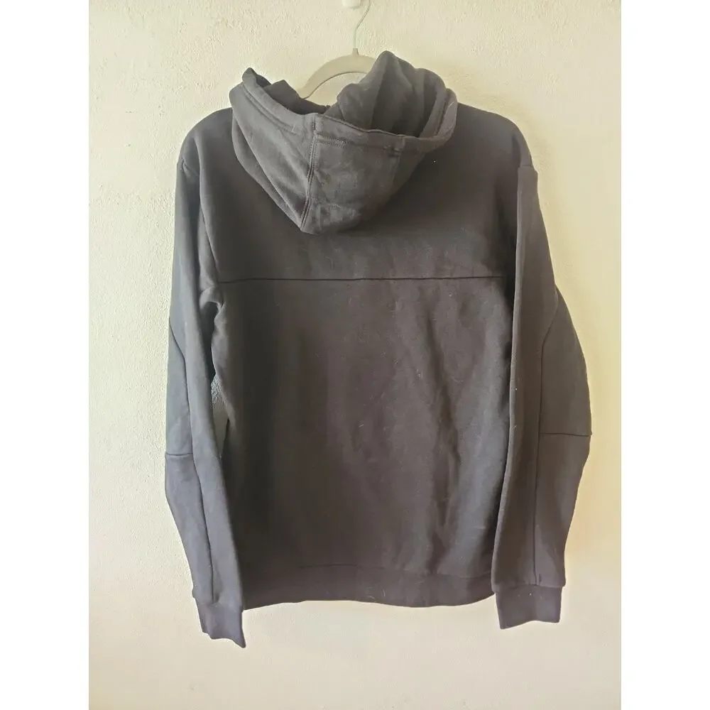 Adidas Logo Black Hoodie Pullover Men's Size Small NWT